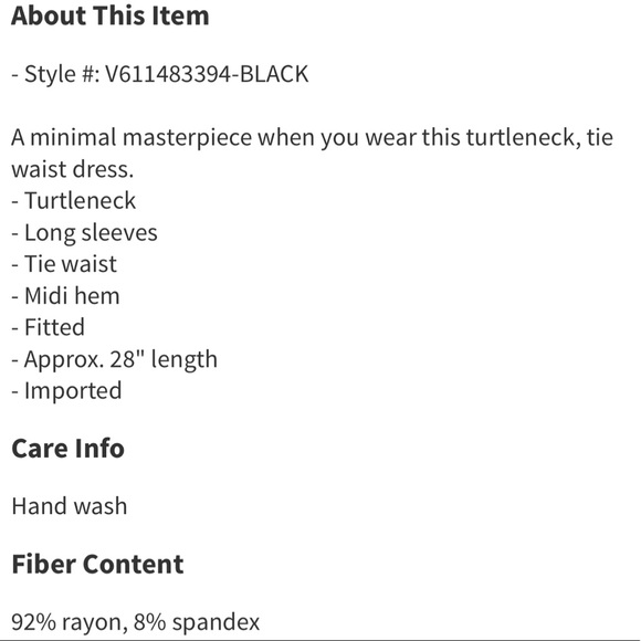 Vince Turtleneck midi dress - Sz M - Picture 3 of 6